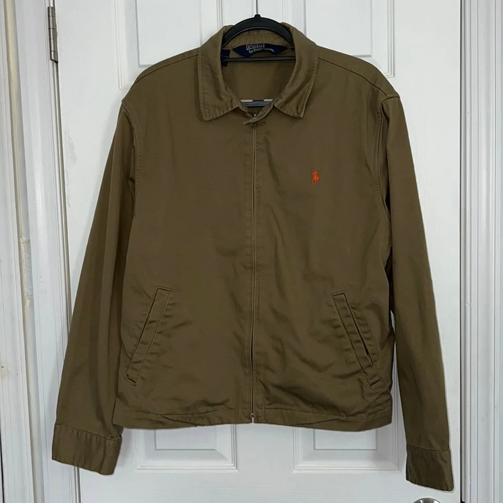 Vintage Polo Ralph Lauren Mens Zip Up Jacket Size Large - Picture 1 of 5